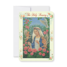 Tarjeta de Oración del Rosario