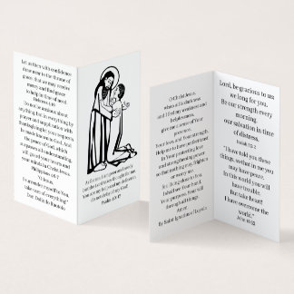 Tarjeta de oración del Times of Trouble