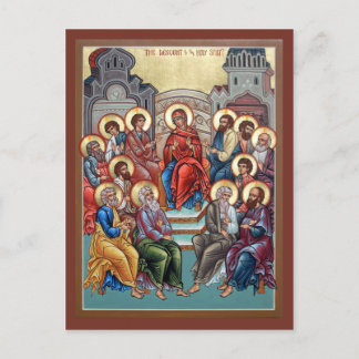 Tarjeta de oración Descenso del Espíritu Santo (Pe