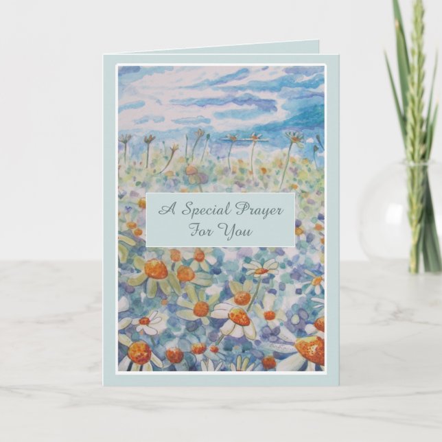 Tarjeta de oración especial para paciente con cánc (Anverso)