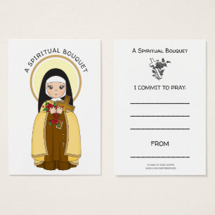 Tarjeta de Oración Espiritual de Jesús de San Teré