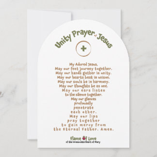 Tarjeta de oración FOL para niños grande (5"x7")