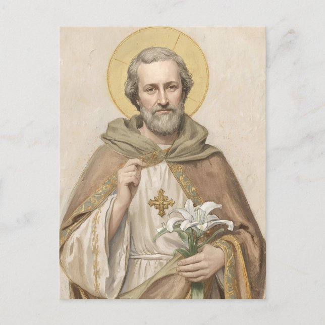 Tarjeta de oración fúnebre de San José (Anverso)