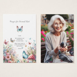 Tarjeta de oración funeraria / conmemorativa para 
