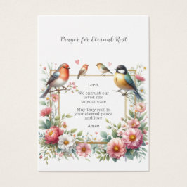 Tarjeta de oración funeraria / conmemorativa para 