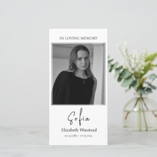 Tarjeta de oración funeraria, tarjeta católica