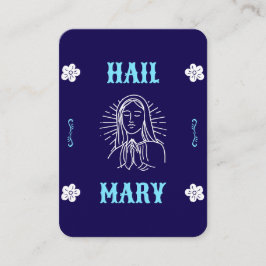 Tarjeta de oración Hail Mary - Lenguaje moderno