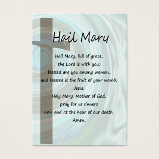 Tarjeta de oración Hail Mary & Nicene Creed Pocket