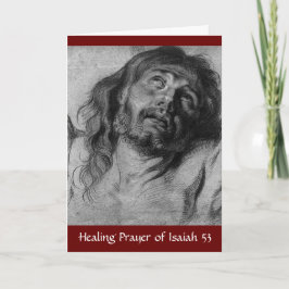 Tarjeta de oración Isaiah 53