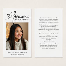 Tarjeta de oración memorial de simpatía moderna pa