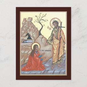 Tarjeta de oración Noli Me Tangere