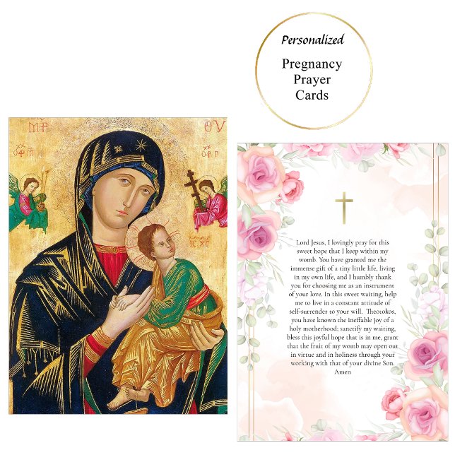 Tarjeta de oración para el embarazo infantil Theot (Subido por el creador)