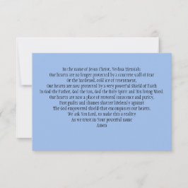 Tarjeta de oración: para fortalecer nuestros escud