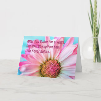 Tarjeta de oración profética para el fortalecimien