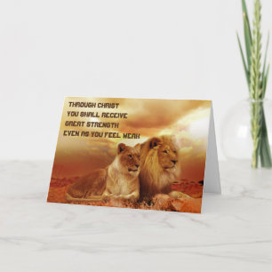 Tarjeta de oración profética para la unción