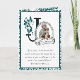 Tarjeta de oración religiosa de Jesús para la fies