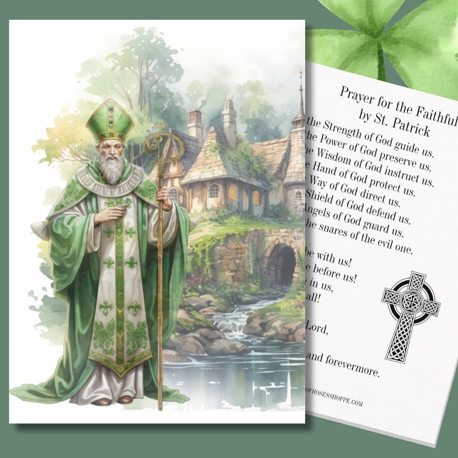 Tarjeta de Oración Sagrada de Irlanda de St. Patri (Subido por el creador)