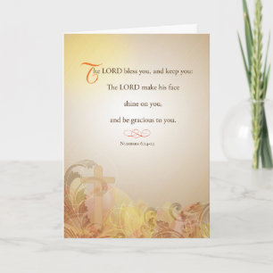 Tarjeta de oración sin hogar bendición y conservac