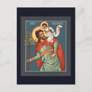 Tarjeta de Oración St. Christopher