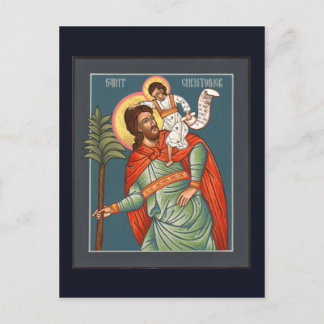 Tarjeta de Oración St. Christopher