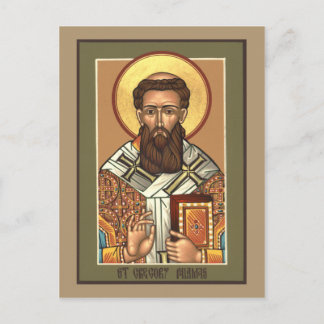 Tarjeta de oración St. Gregory Palamas