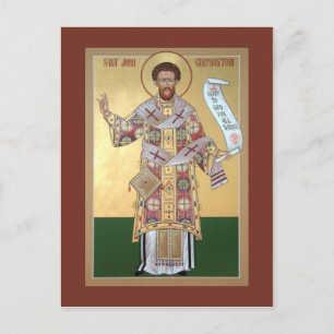 Tarjeta de oración St. John Chrysostom