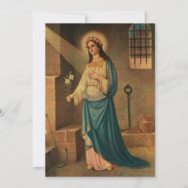 Tarjeta de Oración St. Philomena Powerful Novena (Anverso)