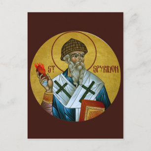Tarjeta de oración St. Spyridon