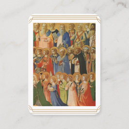 Tarjeta de oración tradicional del Día de Todos lo