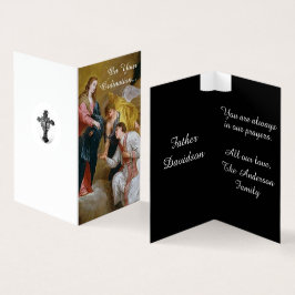 Tarjeta de ordenación de sacerdotes