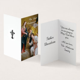 Tarjeta de ordenación de sacerdotes