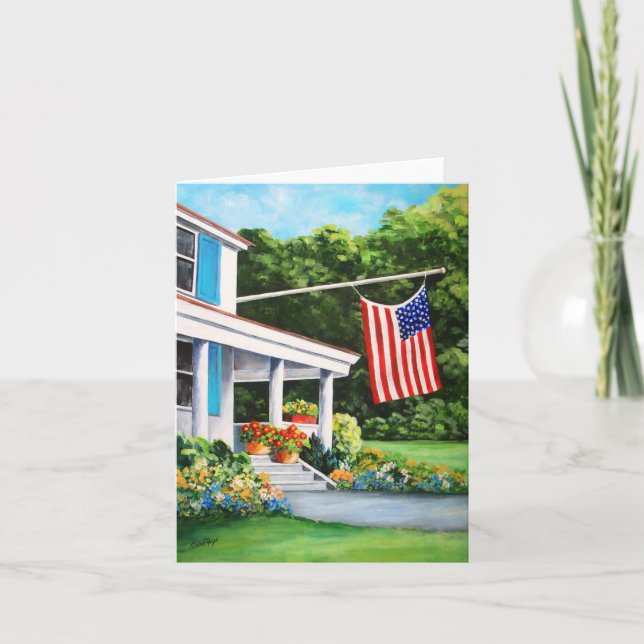 Tarjeta de Orgullo Americano (Anverso)