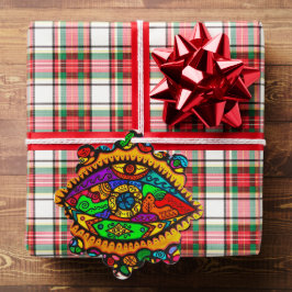 Tarjeta de ornamento de papel