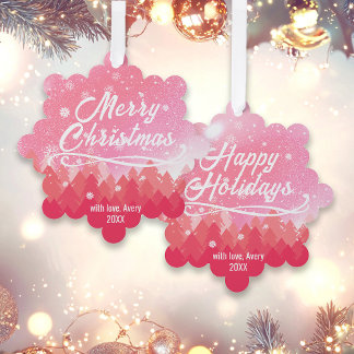 Tarjeta de ornamento de papel