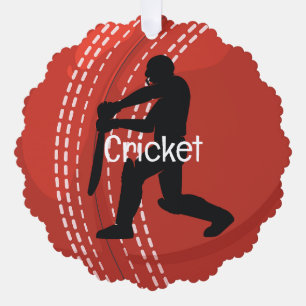 Tarjeta de ornamento de papel de diseño de cricket