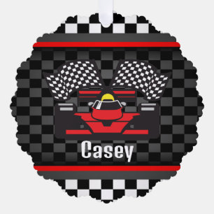 Tarjeta de ornamento de papel para diseño de coche