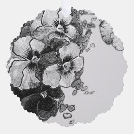 Tarjeta de ornamento de papel y diseño