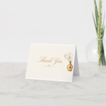Tarjeta de Oro de Orquídea Blanca en Jarrón | Agra