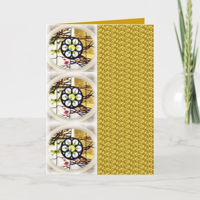 Tarjeta de oro del mosaico (Anverso)
