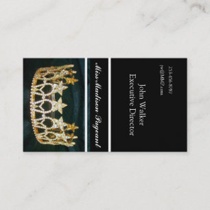 Tarjeta de oro del negocio o de visita de la