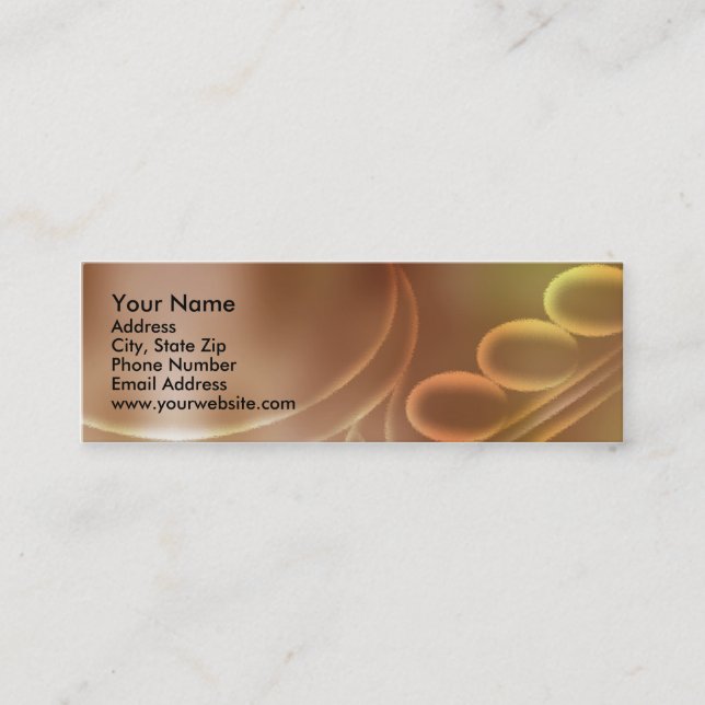 Tarjeta de oro del perfil del orbe (Anverso)
