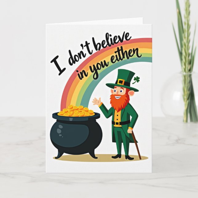 Tarjeta de oro duende arcoíris (Anverso)