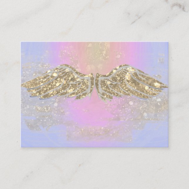 Tarjeta de oro Sparkle Light Angel (Anverso)