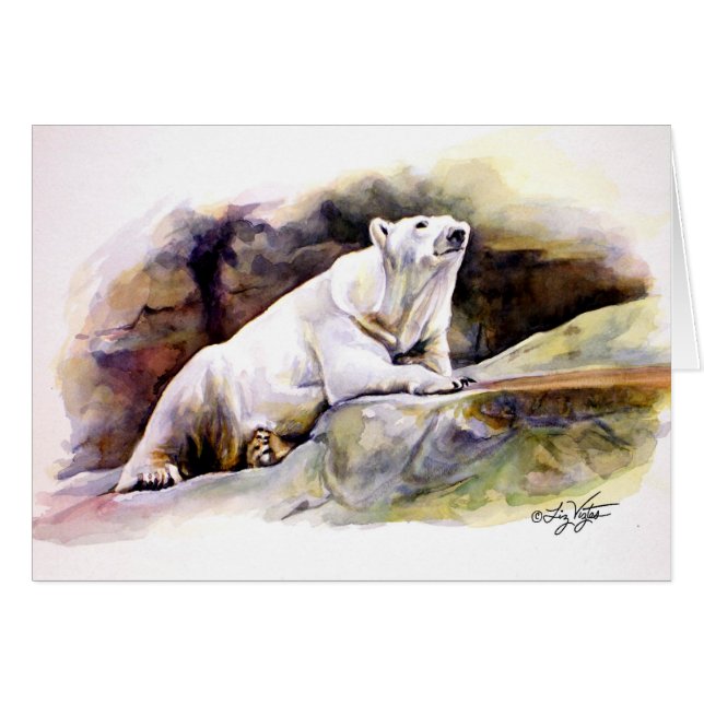 Tarjeta de Oso Polar restante (Anverso (Horizontal))