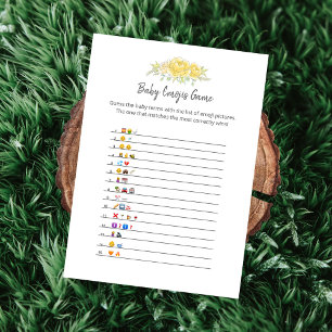Tarjeta de Oso Teddy para Emojis para bebés