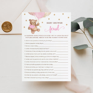 Tarjeta de Oso Teddy para juego de feudo de Baby S