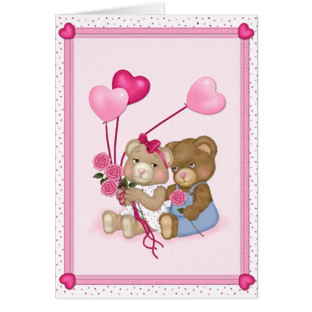 Tarjeta de Osos para Azar (Frente)