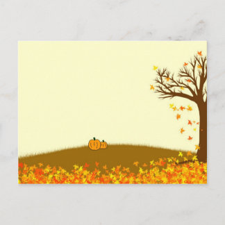 Tarjeta de otoño