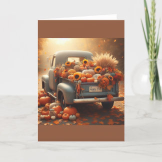Tarjeta de otoño, tarjeta de temporada de otoño, t