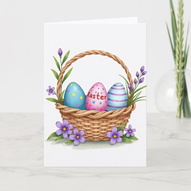 Tarjeta de óvalos de primavera de oro falso (Anverso)